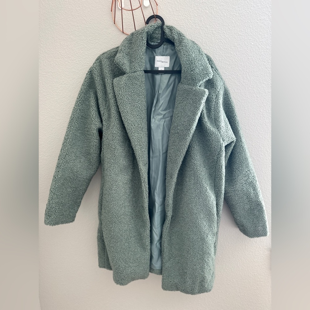 Blue Teddy Coat